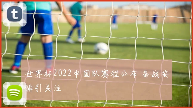 世界杯2022中国队赛程公布 备战安排引关注